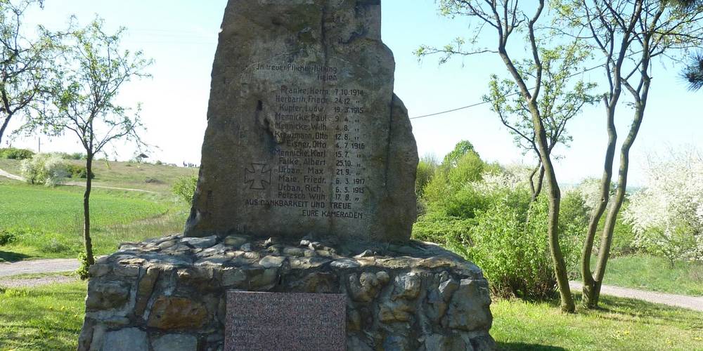 Friedrichsschwerz, Gedenkstein